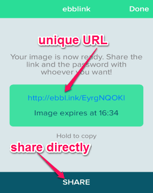 unique URL