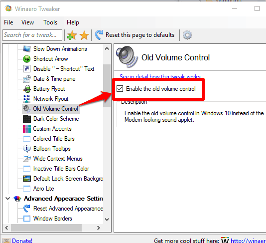 use Winaero Tweaker software for Windows 10
