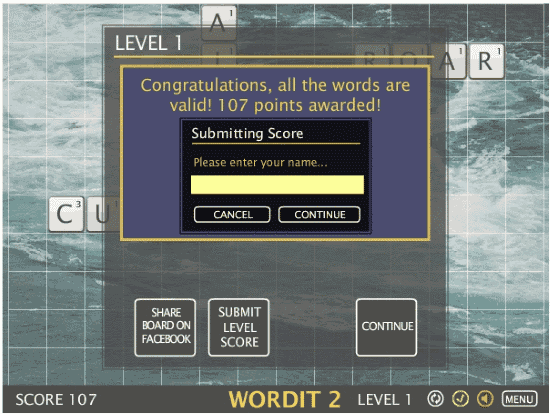 free word puzzle game