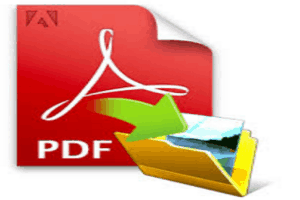 Extract images from a particular page of PDF files
