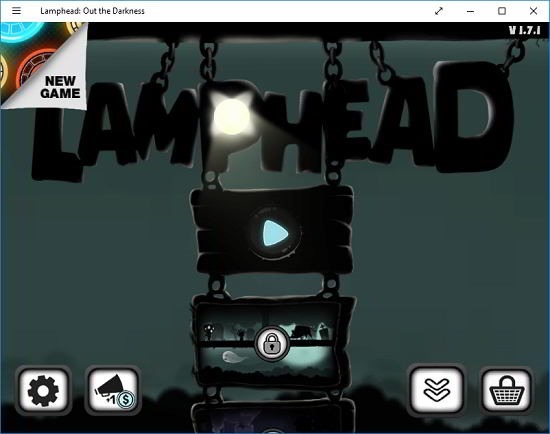Lamphead out the darkness main menu