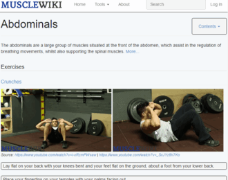 MuscleWiki- website to explore workout videos and instructions