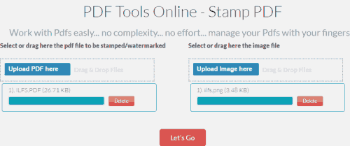 PDF Tools Online-Stamp PDF