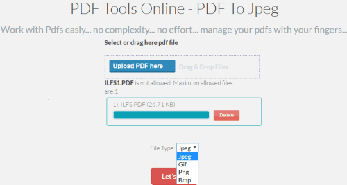 PDF Tools Online-PDF To Image