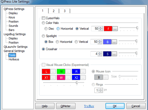 QiPress-CursorHalo Setting