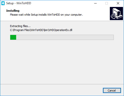 Wintohdd install process