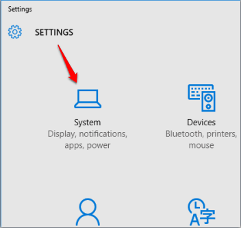 access System in Settings