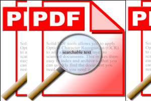 bulk convert scanned PDF to searchable PDF