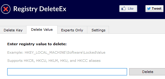 delete a key or value