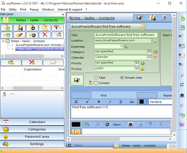 personal information management software windows 10 4
