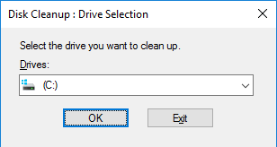 select Windows installation directory