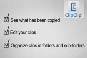 ClipClip- free clipboard manager