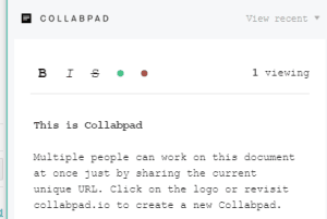 Collabpad- free online text editor with real-time collaboration