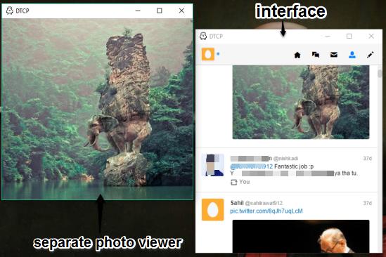 DTCP- interface and separate photo viewer