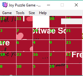 Joy Puzzle Game- interface