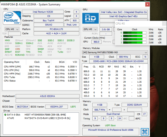 System Summary