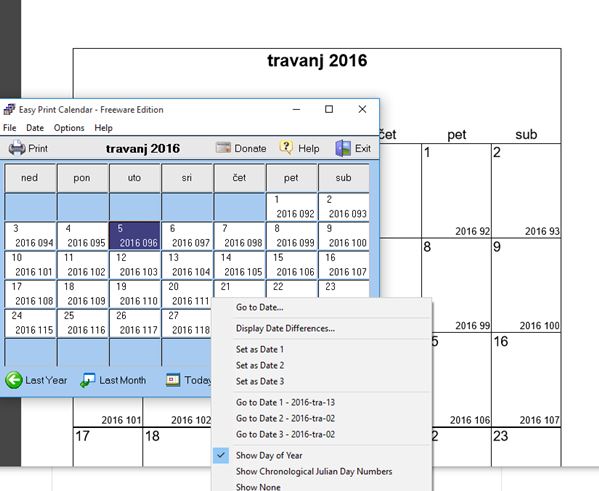 calendar creator software windows 10 1