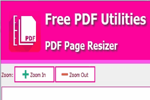 free pdf page resizer software