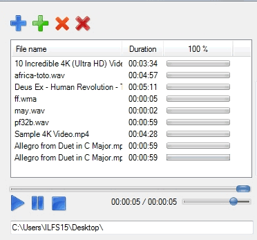 insert audio and video files