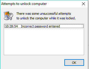 log attempts to unlock computer