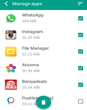 manage apps