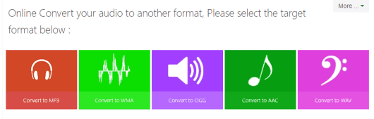 online audio converter