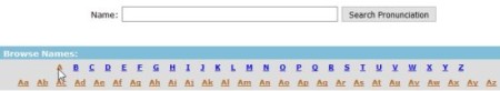 pronounce names browse