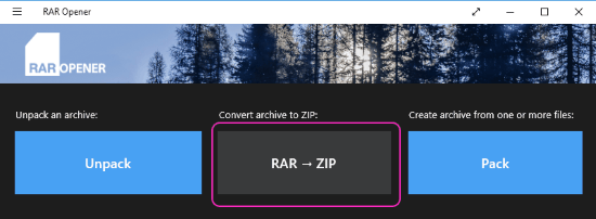 rar to zip