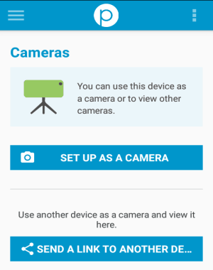 set as camera