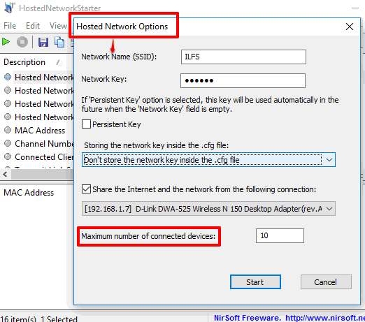 setup WiFi Hotspot