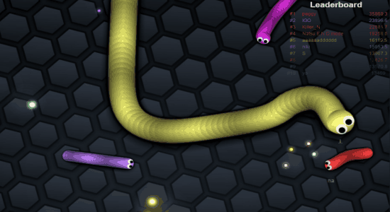 Online Multiplayer Addictive Snake Game: Slither