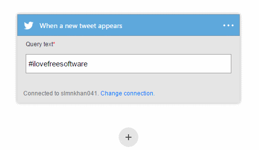 add twitter text