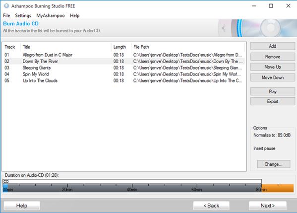 audio CD creator software windows 10 2