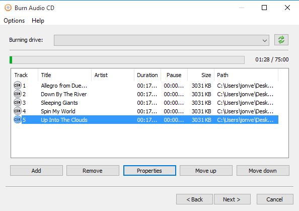 audio CD creator software windows 10 3