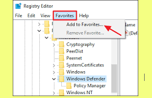 bookmark windows registry keys