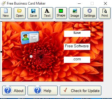 business card creator software windows 10 2