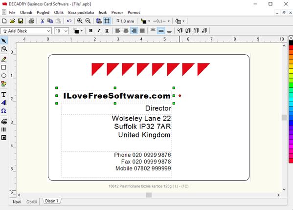 business card creator software windows 10 5