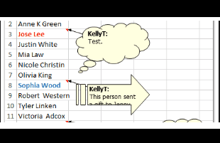 change comment box shape in Excel