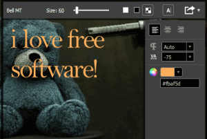 free font viewer software with transparent background