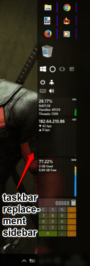 free taskbar replacement sidebar for windows 10