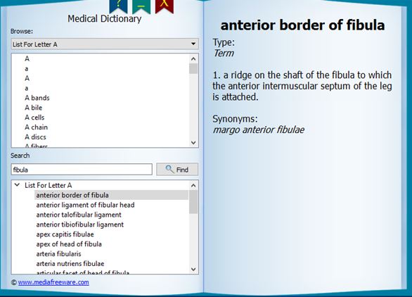 medical dictionary software windows 10 3