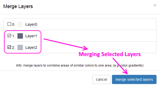 merging layers