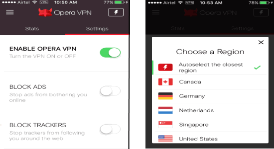 opera vpn