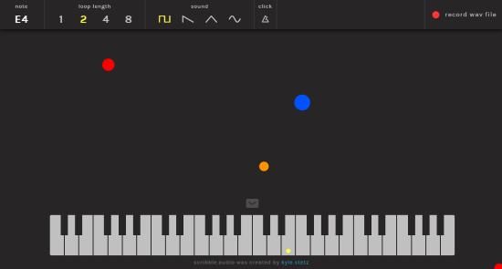 scribble.audio interface