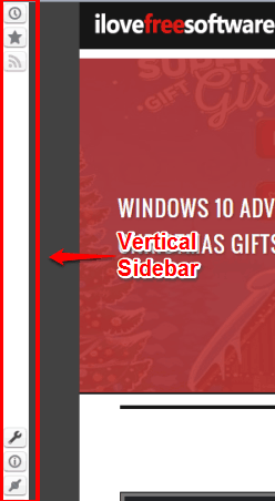 vertical toolbar add-on