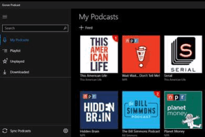 Grover Podcast- free podcast manager app for Windows 10