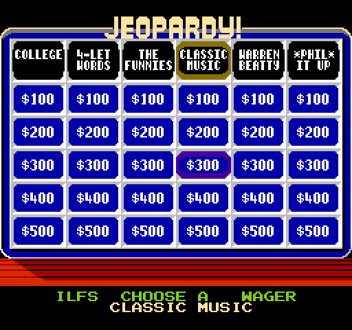 NES Jeopardy
