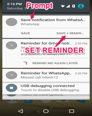 SAVE OR SET REMINDER