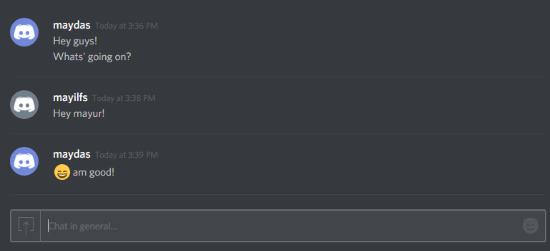 discord chat