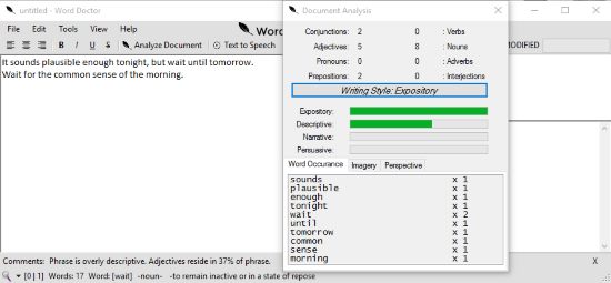 document analysis